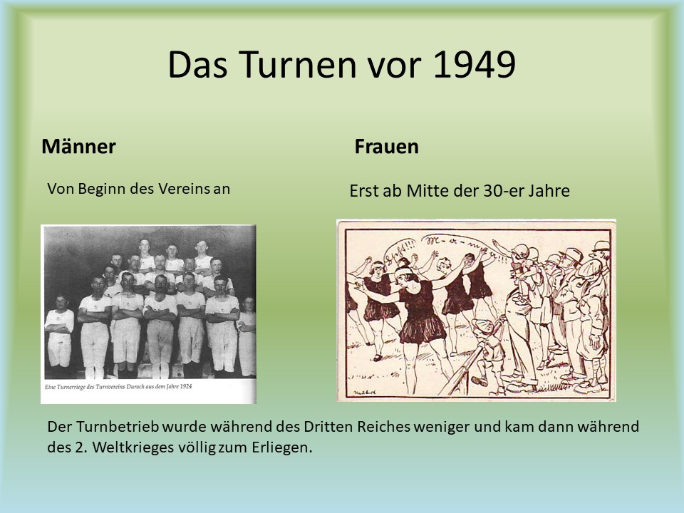 1921 und 1949 Frauen